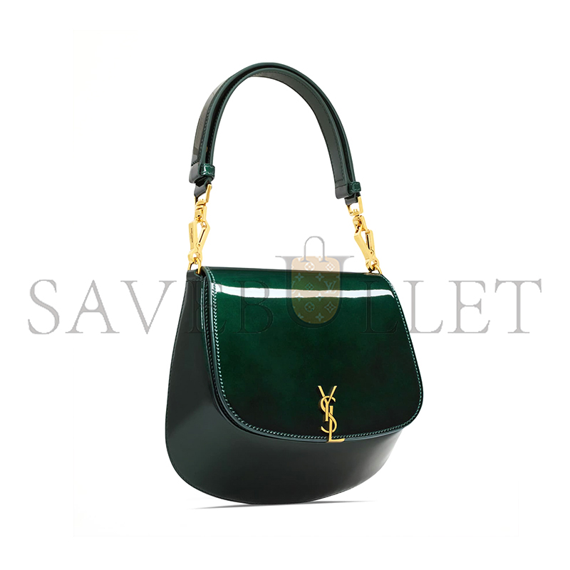 Y*L voltaire top handle in patent leather 800846aaekl3856 (17.5*21*8cm)